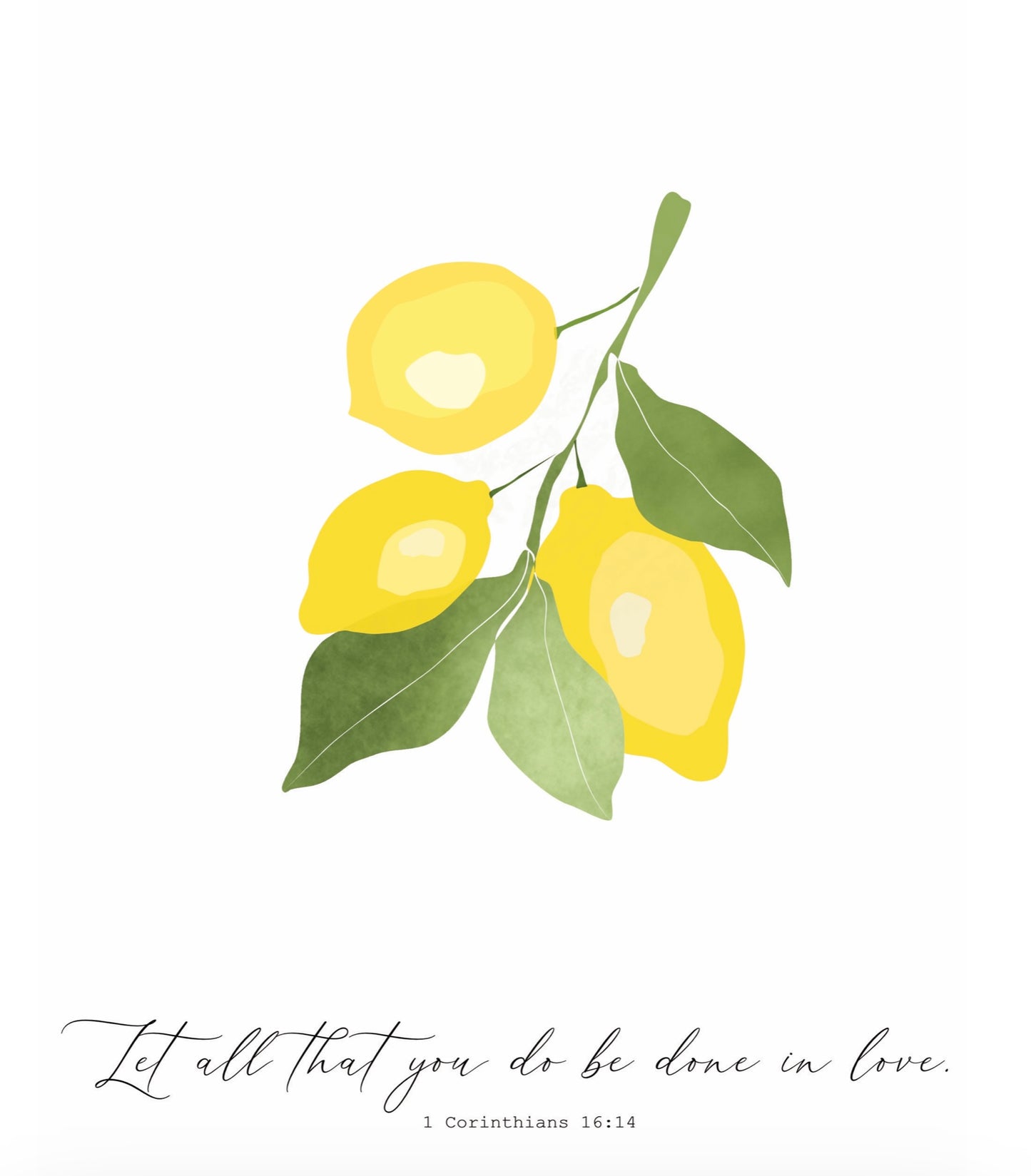 Lemons in vibrant colors