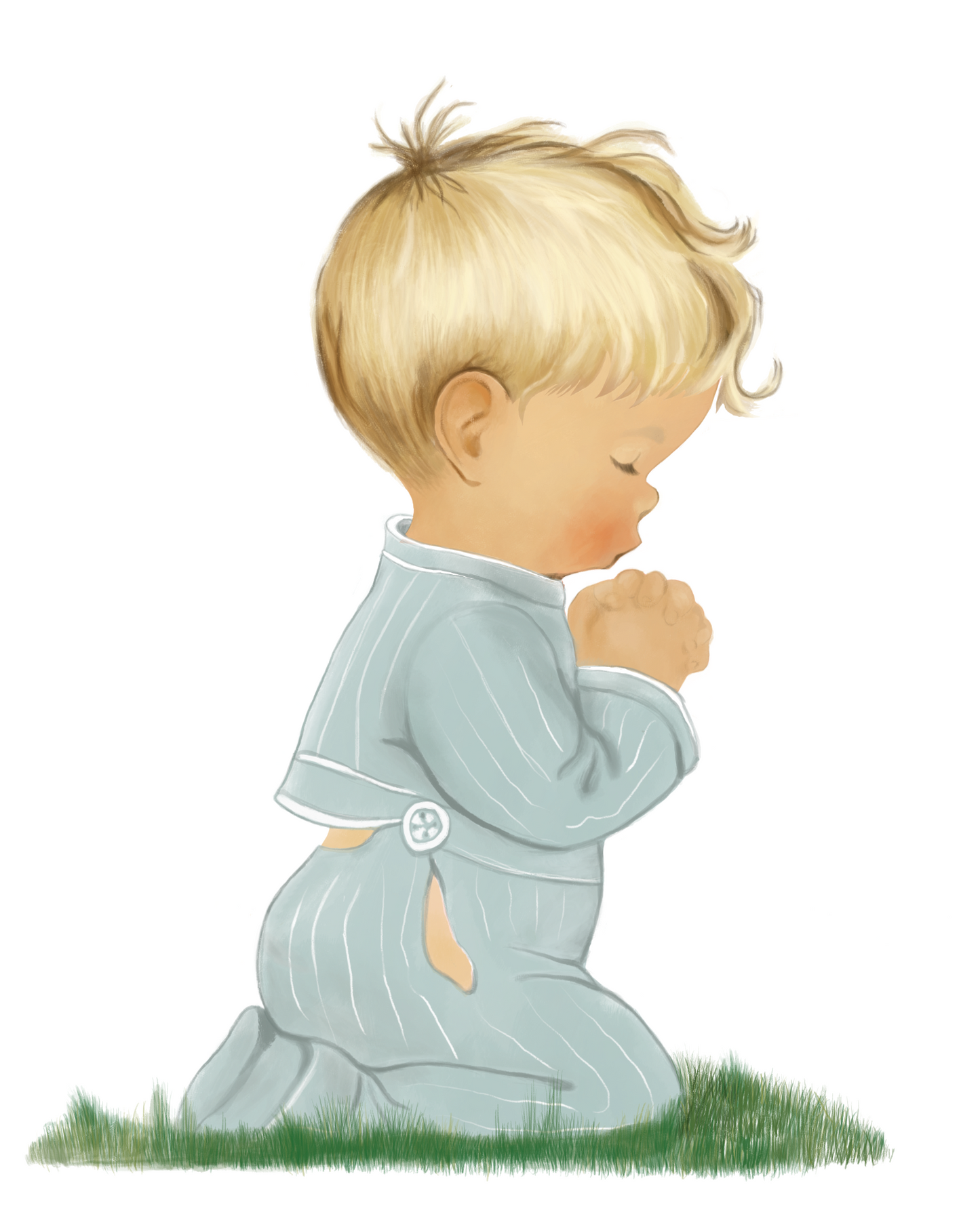 Boy praying